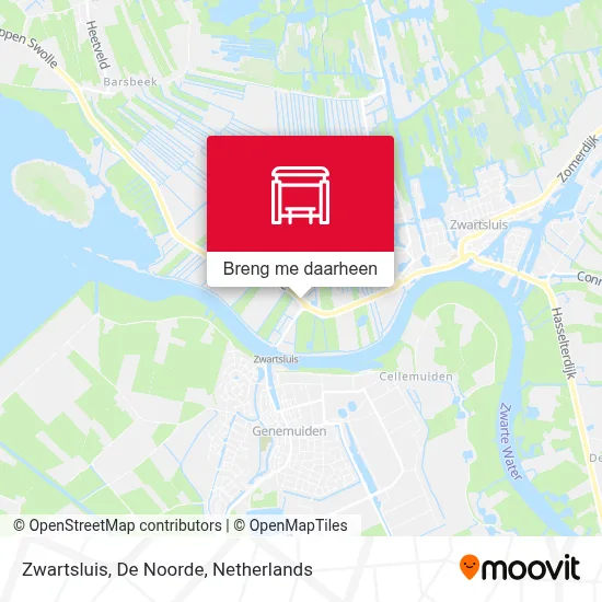 Zwartsluis, De Noorde kaart