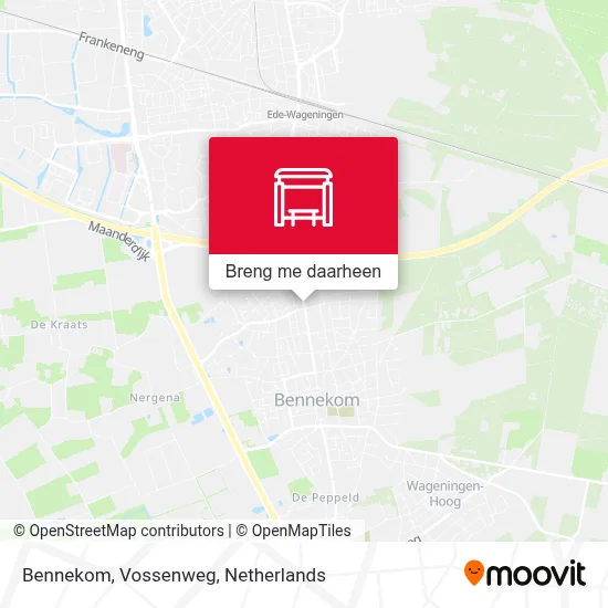 Bennekom, Vossenweg kaart