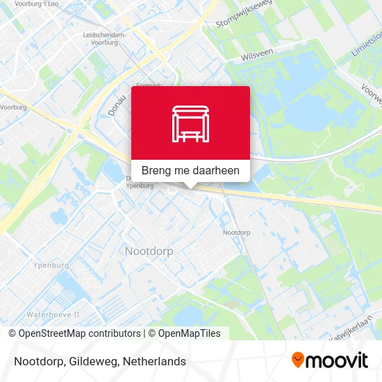 Nootdorp, Gildeweg kaart