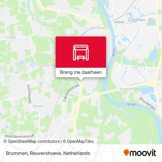 Brummen, Reuvershoeve kaart