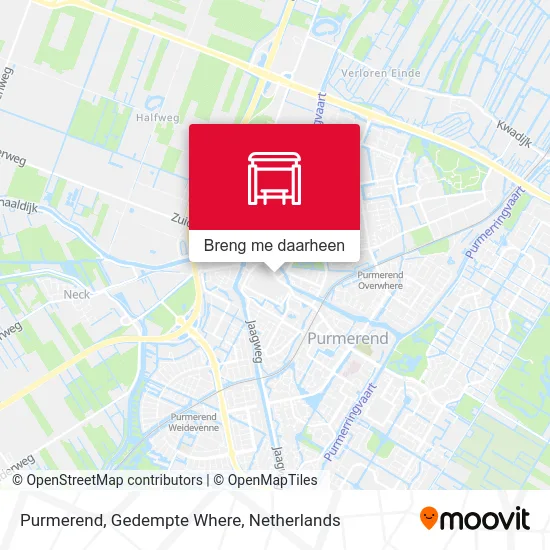 Purmerend, Gedempte Where kaart
