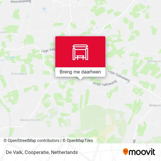 De Valk, Cooperatie kaart