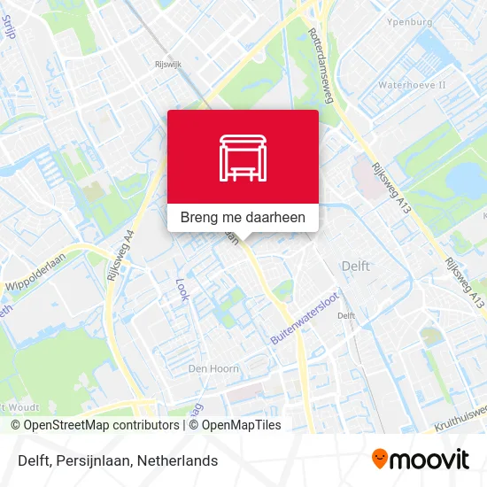 Delft, Persijnlaan kaart