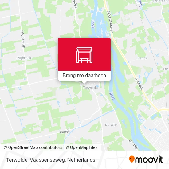 Terwolde, Vaassenseweg kaart