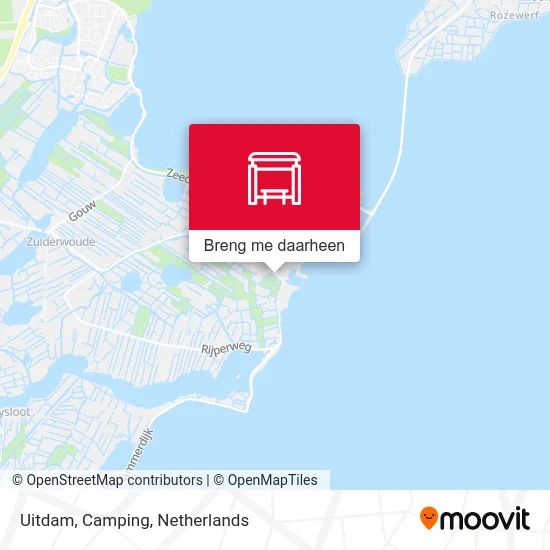 Uitdam, Camping kaart
