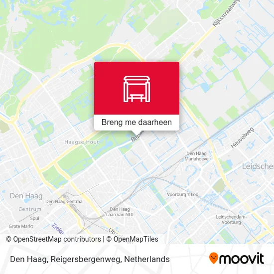 Den Haag, Reigersbergenweg kaart