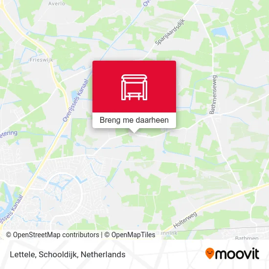 Lettele, Schooldijk kaart