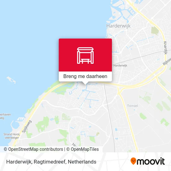 Harderwijk, Ragtimedreef kaart