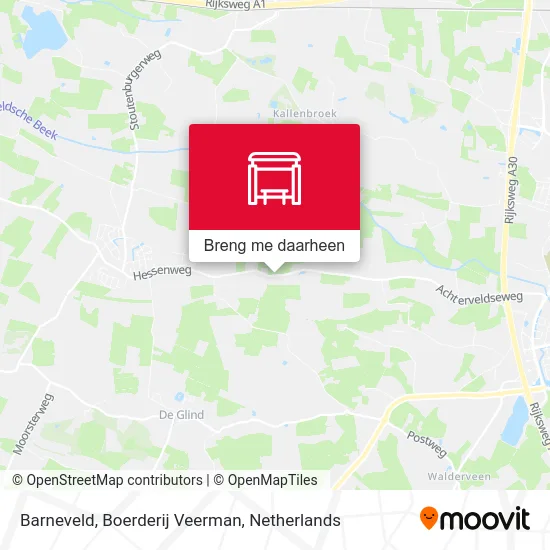 Barneveld, Boerderij Veerman kaart
