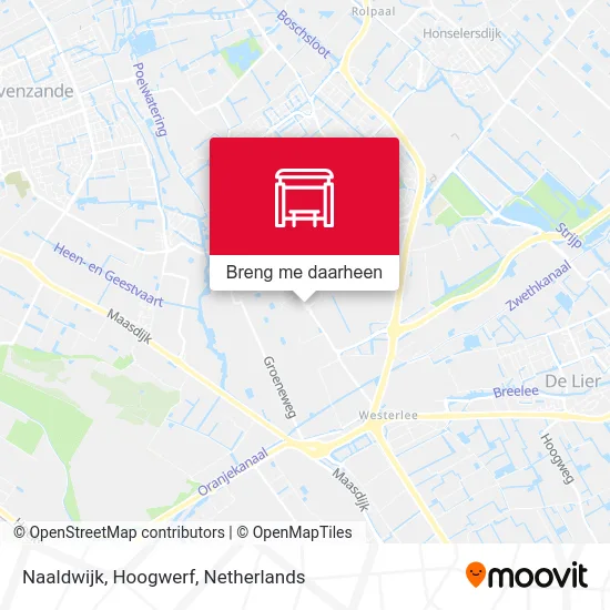 Naaldwijk, Hoogwerf kaart