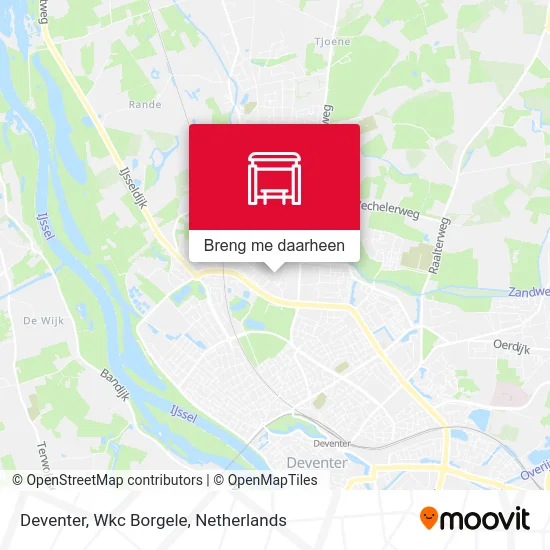Deventer, Wkc Borgele kaart
