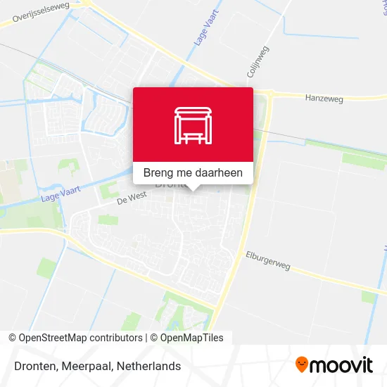 Dronten, Meerpaal kaart
