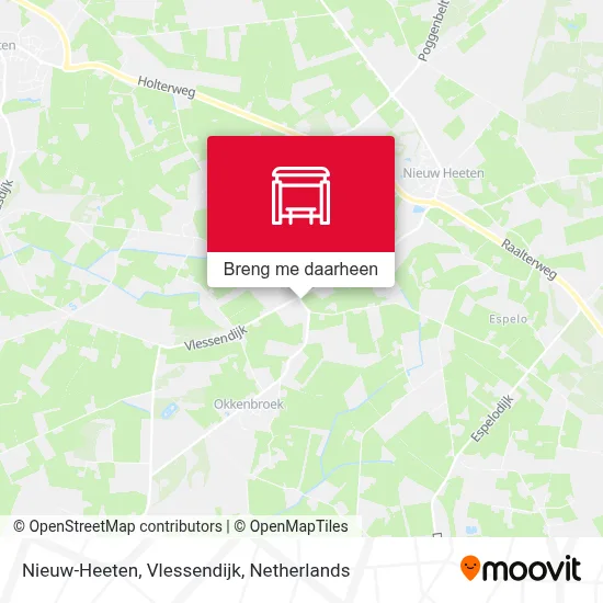 Nieuw-Heeten, Vlessendijk kaart