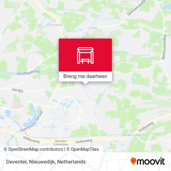 Deventer, Nieuwedijk kaart