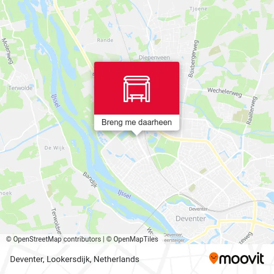 Deventer, Lookersdijk kaart