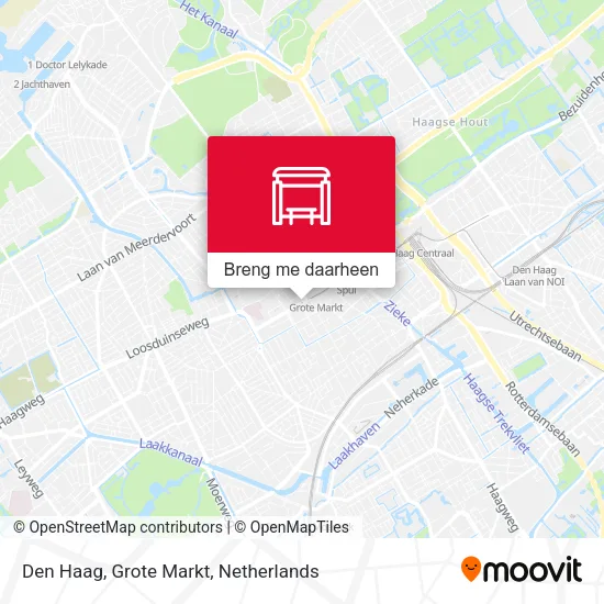 Den Haag, Grote Markt kaart