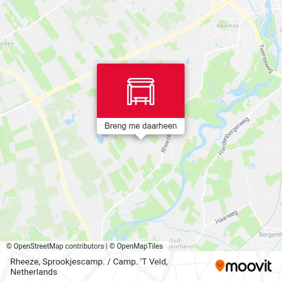 Rheeze, Sprookjescamp. / Camp. 'T Veld kaart