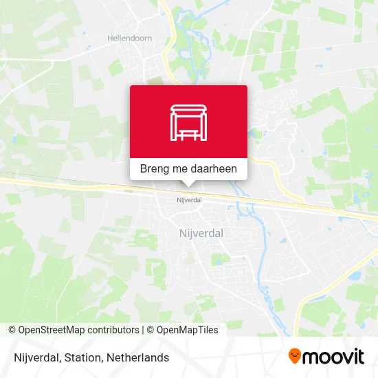 Nijverdal, Station kaart