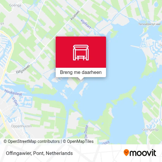 Offingawier, Pont kaart