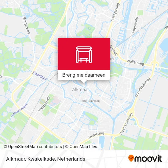 Alkmaar, Kwakelkade kaart