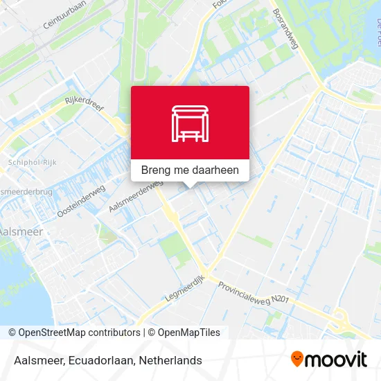 Aalsmeer, Ecuadorlaan kaart