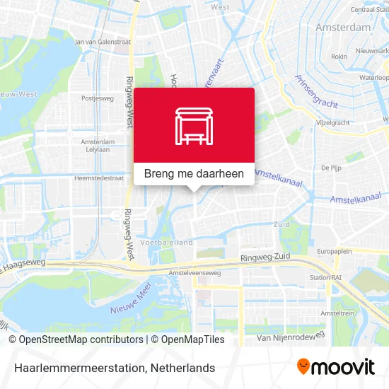 Haarlemmermeerstation kaart