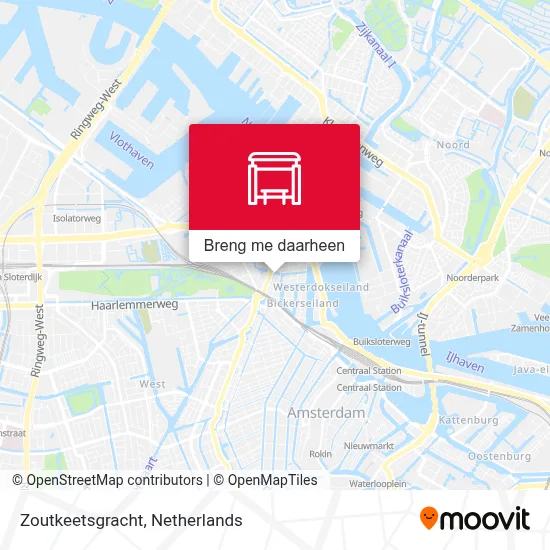 Zoutkeetsgracht kaart
