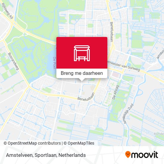 Amstelveen, Sportlaan kaart