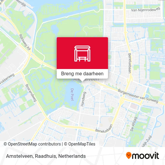 Amstelveen, Raadhuis kaart