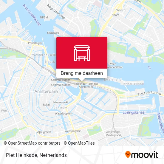 Piet Heinkade kaart