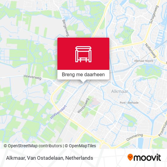 Alkmaar, Van Ostadelaan kaart