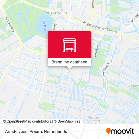 Amstelveen, Praam kaart