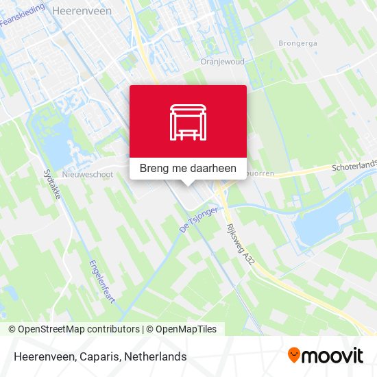 Heerenveen, Caparis kaart