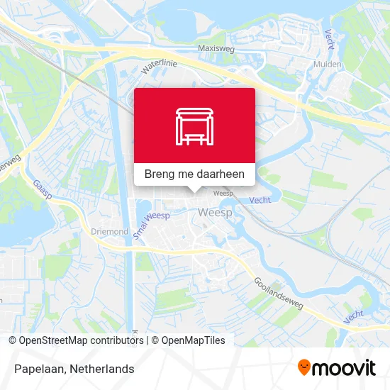Papelaan kaart