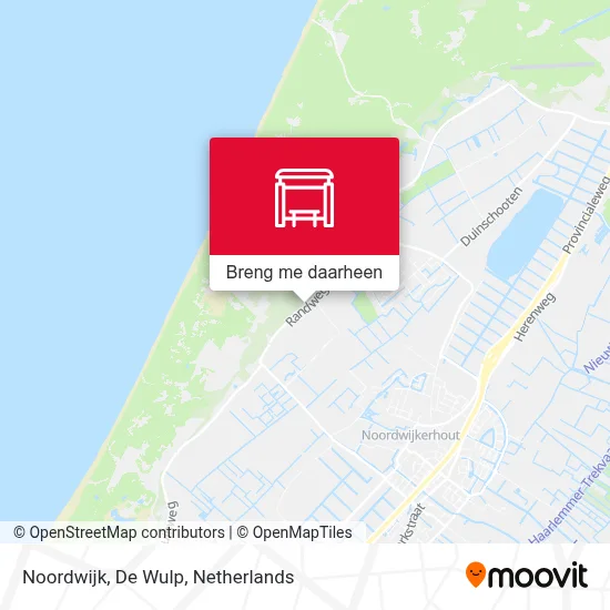 Noordwijk, De Wulp kaart