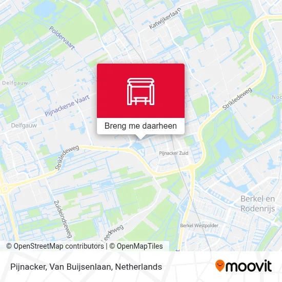Pijnacker, Van Buijsenlaan kaart