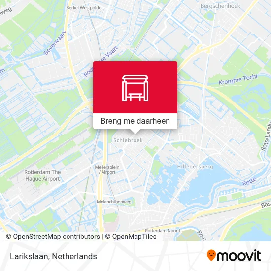 Larikslaan kaart