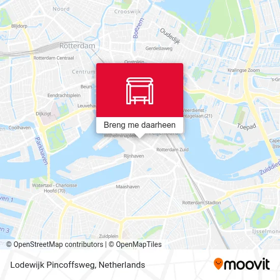 Lodewijk Pincoffsweg kaart