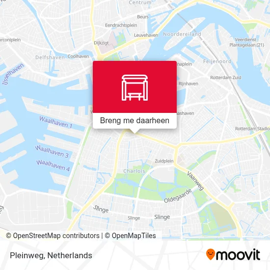 Pleinweg kaart