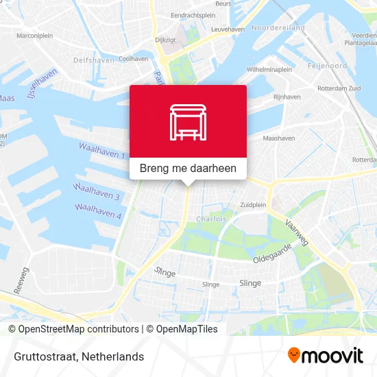 Gruttostraat kaart