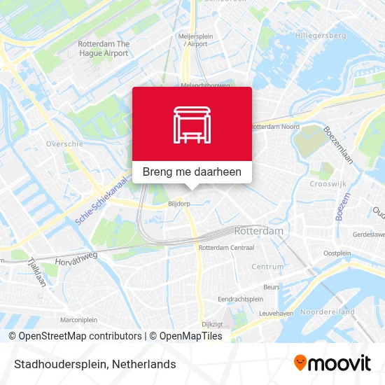 Stadhoudersplein kaart