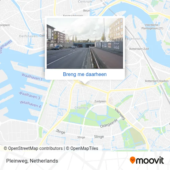 Pleinweg kaart