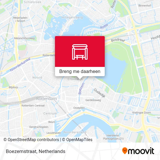 Boezemstraat kaart