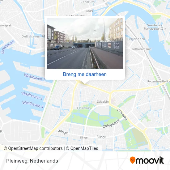Pleinweg kaart