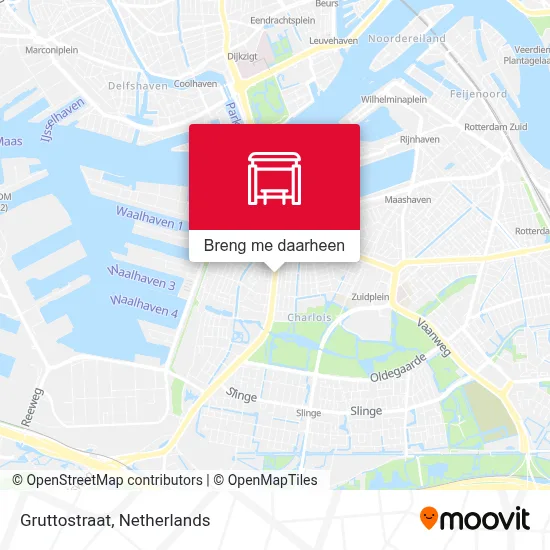 Gruttostraat kaart