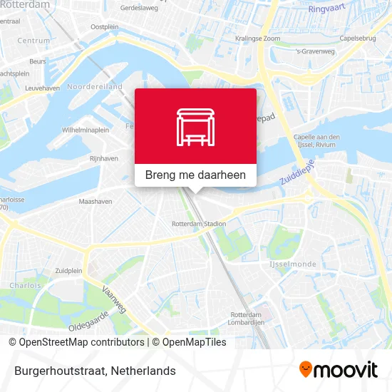 Burgerhoutstraat kaart