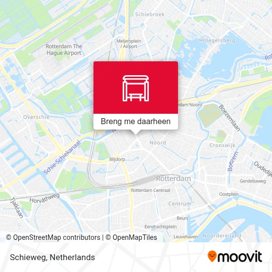 Schieweg kaart