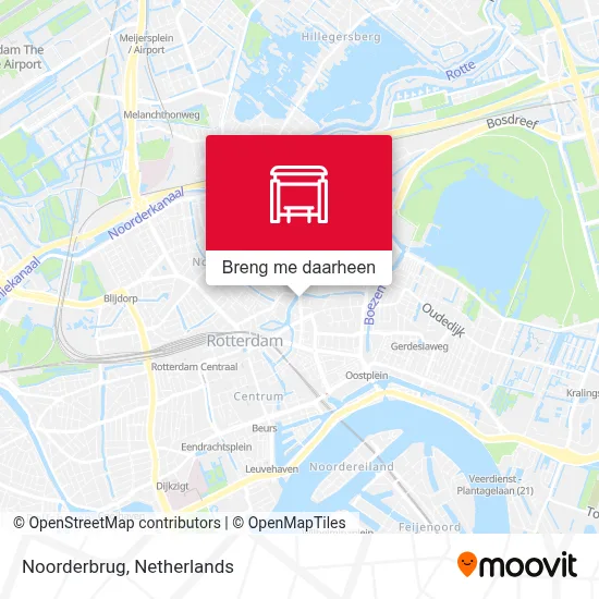 Noorderbrug kaart