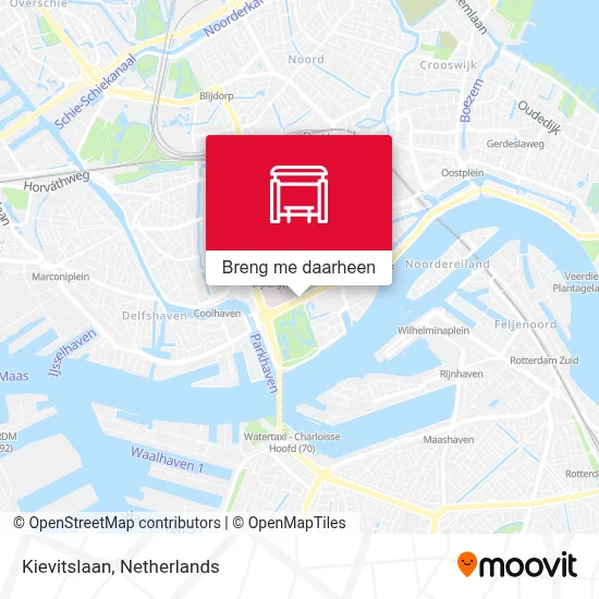 Kievitslaan kaart
