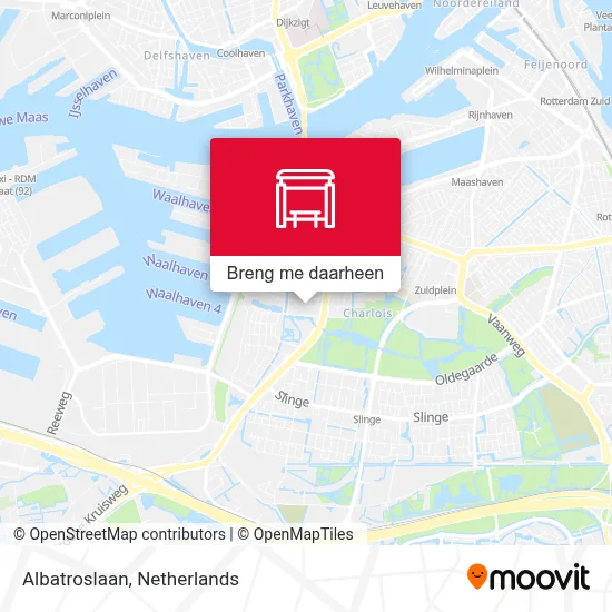 Albatroslaan kaart